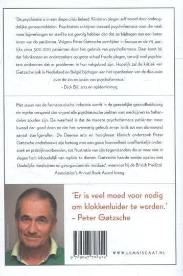 Dodelijke psychiatrie en stelselmatige ontkenning, Verzenden, Zo goed als nieuw, Peter C. Gotzsche