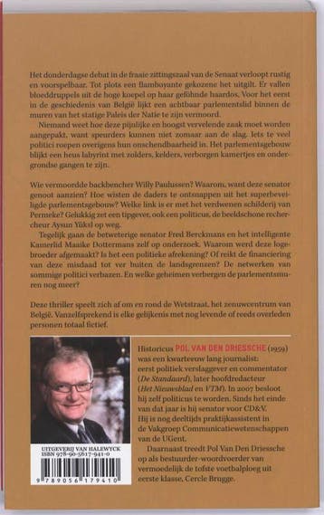 Moord in de senaat 9789056179410 Pol Van den Driessche, Verzenden, Zo goed als nieuw, Pol Van den Driessche