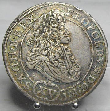 Oostenrijk. Leopold I. 15 Kreuzer 1694 MM/W, Breslau (Zonder