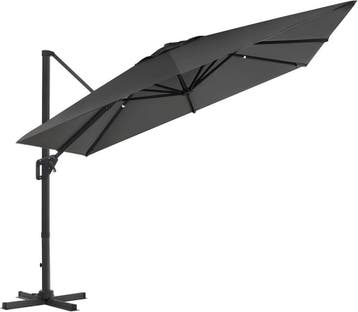 SONGMICS Zweefparasol 290x290 - 360° Draaibaar GPU039G01, Ophalen, Nieuw, Waterdicht, 2 tot 3 meter