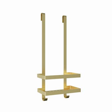 Doucherek en shampoohouder 52cm mat goud, Doe-het-zelf en Verbouw, Sanitair, Verzenden, Nieuw
