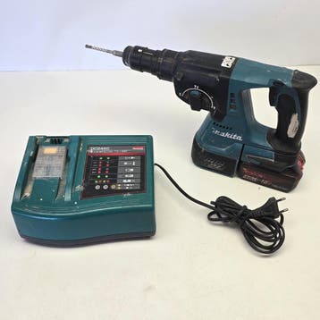 Makita Combihamer DHR243 Incl. Accu en Lader | Nette Staat, Doe-het-zelf en Verbouw, Ophalen of Verzenden, Nieuw