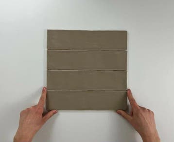 Wandtegel Equipe Cerámica Colonial Bruin Mat 7,5x30, Nieuw, 20 tot 40 cm, 10 m² of meer, Wandtegels
