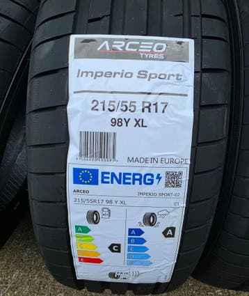 215/55r17 98Y XL Made in Europe Dot26 Nieuwe banden, Auto-onderdelen, Ophalen, 215 mm, Nieuw, 17 inch