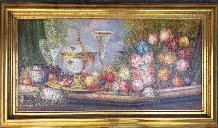 Roberto Michel (1944) - Bodegón, Antiek en Kunst, Kunst | Schilderijen | Klassiek