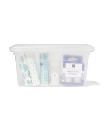 HEMA Opbergbox 5L Tokyo transparant 28x19.5x14 recycled, Verzenden, Nieuw
