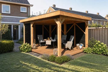 Douglas Overkapping - 600 x 400cm - Bouwpakket - Stilt, Nieuw