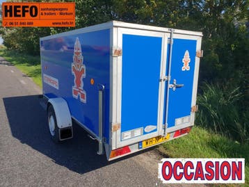 Hapert geremde, GESLOTEN, bakwagen 300 x 130 x 120 (LxBxH), Ophalen, Gebruikt