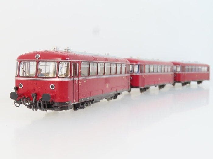 Roco H0 - 43018/43019 - Treinstel (2) - 3-Delige railbus VT, Hobby en Vrije tijd, Modeltreinen | H0