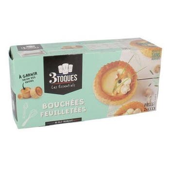Pidy Bladerdeeg Pasteitjes Ø7cm  (4 st.), Verzenden, Nieuw