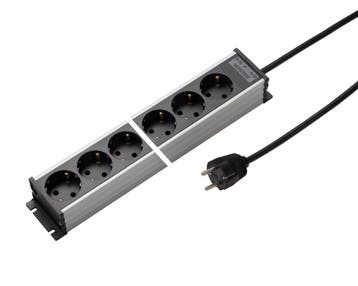 Martin Kaiser 12-Weg Power Strip 45 Graden Zwart 1,5M Kabel, Verzenden, Nieuw, Overige typen