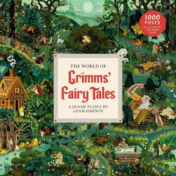 Sprookjeswereld Puzzel Grimm | Tweedekansje | OP=OP, Ophalen of Verzenden, Meer dan 50 stukjes, Zo goed als nieuw, 6 jaar of ouder