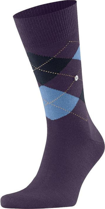 Burlington Wol Edinburgh Paars 8764 maat 40-46 Heren, Verzenden, Nieuw, Burlington