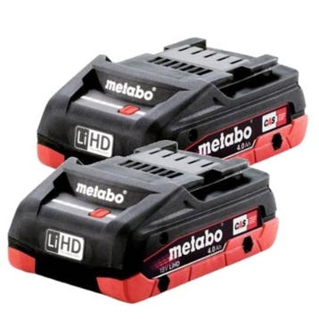 Startset: 2x Metabo 18V LiHD 625367000 / CAS, origineel, Verzenden, Nieuw
