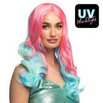 Pruik Nixie UV Fantasy, Kleding | Dames, Ophalen of Verzenden, Nieuw