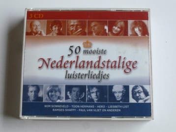 50 Mooiste Nederlandstalige Luisterliedjes (3 CD), Ophalen of Verzenden, Zo goed als nieuw