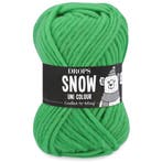 DROPS Snow Uni Colour - 103 papegaai groen - Wol Garen, Ophalen of Verzenden, Nieuw
