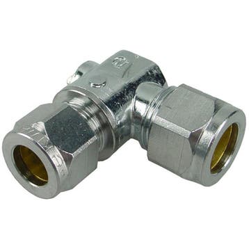 Riko Mini-Kogelkraan - 15x10 Knel - Haaks - Chroom, Ophalen of Verzenden, Nieuw