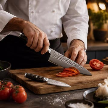Yaxell KETU – 2-delige Messenset – SG2 Staal – Koksmes, Ophalen of Verzenden, Nieuw, Hout