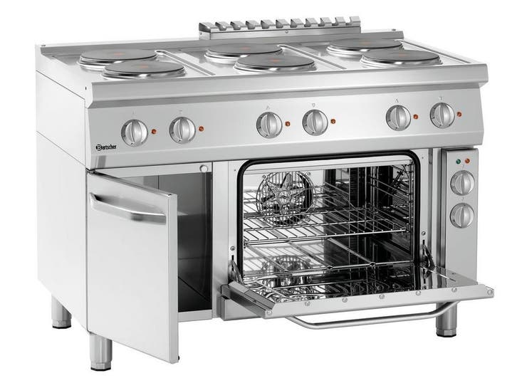 Bartscher Fornuis | Elektrisch | EBO | 6 Kookplaten | 400V |, Zakelijke goederen, Horeca | Keukenapparatuur, Nieuw in verpakking