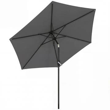 Parasol 270 Cm Kantelbaar Balkonscherm Met Kruk UV 50+ Tuins, Verzenden