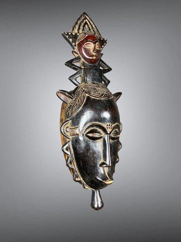 Masker - Yaure - Ivoorkust (Zonder minimumprijs), Antiek en Kunst