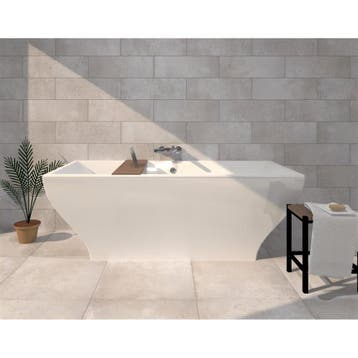 Sphinx Terrazzo Vloertegel - 20x60 cm - Mat Grijs, Ophalen of Verzenden, Nieuw