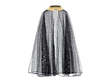 Goud/Zwarte Sterretjes Cape, Kleding | Dames, Ophalen of Verzenden, Nieuw