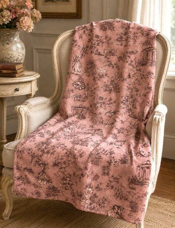 Prestigieuze en exclusieve Toile de Jouy-stof in dubbele