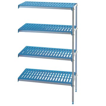 Hoekrek In Geanodiseerd Aluminium 4 Niveaus modular Rack, Ophalen of Verzenden, Nieuw