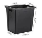 Rustieke Boerderij Bloemenemmer Zwarte Decoratieve Vaas, Verzenden, Nieuw