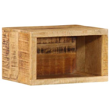 vidaXL Nachtkastje Bruin 40 x 30 x 25 cm Massief Mango Hout, Minder dan 45 cm, Verzenden, Nieuw, Minder dan 55 cm
