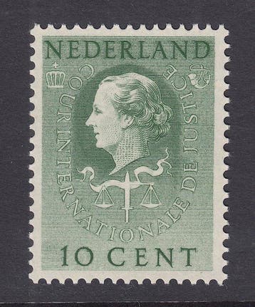 Nederland 1951 - Cour Internationale de Justice - NVPH D34, Gestempeld