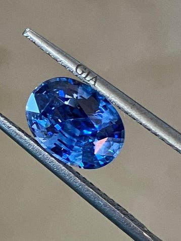 Saffier - 2.17 ct - Gemological Institute of America (GIA), Nieuw