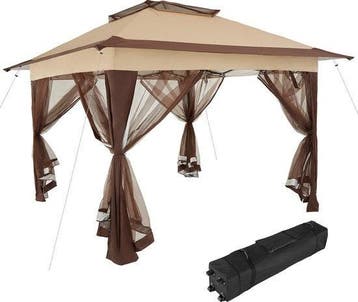 2dekans | tectake® - Opvouwbaar paviljoen Carabobo, Ophalen of Verzenden, Zo goed als nieuw
