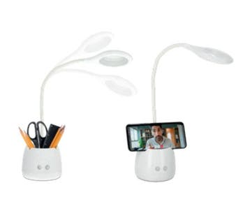 LED bureaulamp LUSIA 5W wit - draadloos - 3000K + 4000K -..., Ophalen of Verzenden, Nieuw