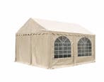 Premium Partytent PVC 4x4x2 mtr in Beige (4x4 meter), Verzenden, Nieuw, 2 meter of meer, Partytent