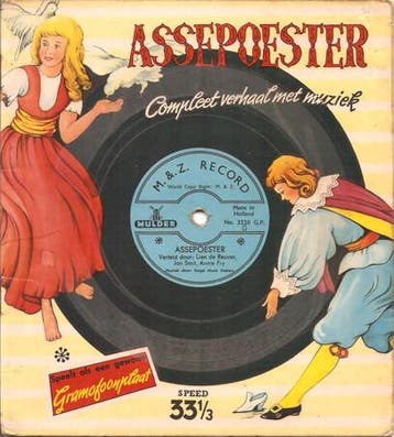 Single - Lien De Reuver, Jan Smit - Assepoester (flex disc), Cd's en Dvd's, Cd's | Kinderen en Jeugd, Verzenden, Nieuw in verpakking