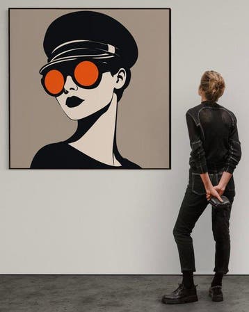 Jonathan Antony - Strike a Pose # 51. XL 1025 x 1025 mm., Antiek en Kunst, Kunst | Schilderijen | Modern