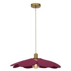 Landelijke hanglamp bordeauxrood, Nena, Nieuw, Ophalen of Verzenden, Landelijk, 75 cm of meer