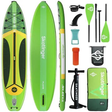 Skatinger PLANS green 11x33x6 (Allround) SUP Board, Ophalen of Verzenden, Nieuw