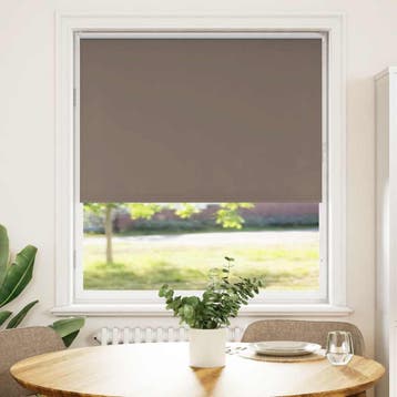 vidaXL Rolgordijn verduisterend koffie 100x150 cm, Verzenden, Nieuw, Bruin