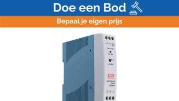 Bieden: Mean Well MDR-20-24 DIN Rail Power Supply 24V 1A, Ophalen of Verzenden, Nieuw, Elektra en Verlichting, Zeilboot of Motorboot