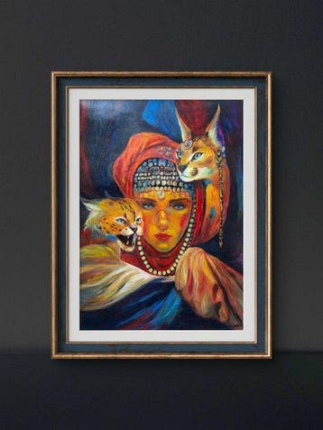Leandro Olano - Señora de las Fieras, Antiek en Kunst