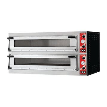 Gastro M Napels pizzaoven met 2 kamers, Verzenden, Nieuw in verpakking