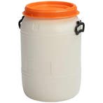 Voerton 60 liter wit - Kunststof vaten van Voertonnen.nl, Dieren en Toebehoren, Dierenvoeding