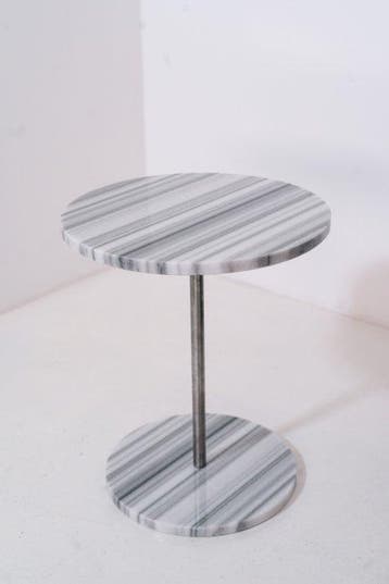 TM DESIGN - Salontafel - Metaal, Marmo Striato Olimpico