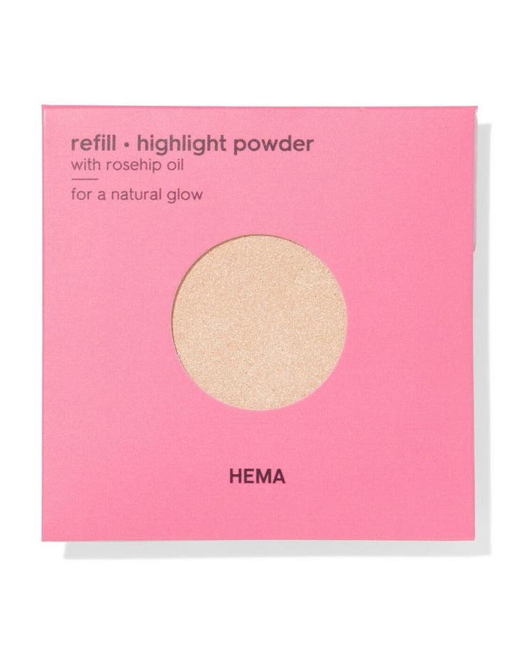 HEMA Navulling highlighter 01 sunset, Sieraden, Tassen en Uiterlijk, Uiterlijk | Cosmetica en Make-up, Nieuw, Verzenden