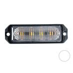 LED flitser 4-voudig ultra flat Wit, Ophalen of Verzenden, Nieuw