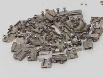 Massoth 8102450 RAILLAS 19MM CHROOM 50 ST. Gebruikt, Ophalen of Verzenden, Gebruikt, Rails, Analoog